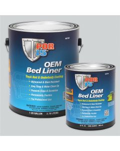 POI49704 image(0) - POR-15 INC 49704 OEM Bed Liner, 1 qt Can, Rubberized Textured Black, 100 to 120 sq-ft Coverage, 3 to 4 hr Curing