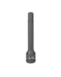 GRE19104M image(0) - Grey Pneumatic 3/8" Drive x 10mm Hex Driver 4" Length