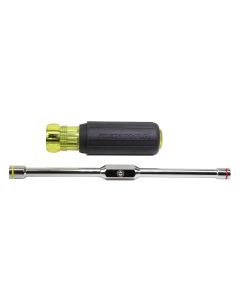 KLE65038A image(0) - Klein Tools 6-Inch Impact Driver and Socket Extension Bar Set, 4-Piece