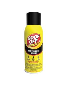 KSPFG658 image(0) - Klean Strip Goof Off FG658 Pro Strength Adhesive Remover, 12 oz Aerosol Can, Water White