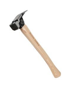 Klein Tools Milled Face Hickory Handle Hammer, 20-Ounce