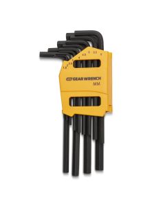 KDT83503 image(1) - GearWrench 13 Piece Long Arm Metric Hex Key Set