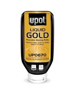 U Pol Products GOLD UP0670 Pourable Glazing Putty, 615 mL Bottle, Liquid
