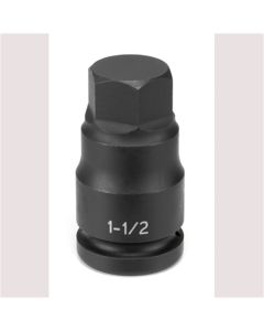 Grey Pneumatic 1" Drive x 1-1/2" Hex Driver