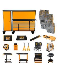KDTMEGAMOD1629 image(0) - GEARWRENCH 1629 Piece MEGAMOD Mechanics Tool Set in Premium Modular Foam Trays with Tool Storage & Shop Equipment
