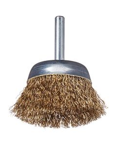 KTI79215 image(1) - K Tool International Brush 2 Inch Crimped Cup Coarse