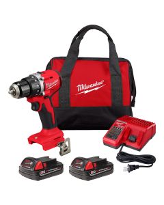 MLW3601-22CT image(1) - Milwaukee Tool M18 Compact Brushless 1/2 Inch Drill/Driver Kit