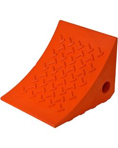 AMN15355 image(1) - AME Wheel Chock Orange Urethane