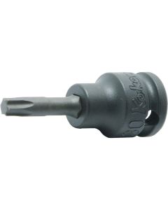 KKN13025-50-T40 image(0) - Ko-ken USA 13025.50-T40 3/8 Sq. Dr. TORX T40 Bit Socket - Length 50mm
