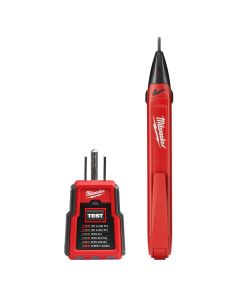 MLW2226-20 image(0) - Milwaukee Tool Non-Contact Voltage and GFCI Receptacle Premium Test Kit
