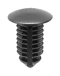 AUVECO AP17612 Single Head Type 1 Trim Panel Retainer, 5/8 in Dia Bottom Head, Nylon, Black