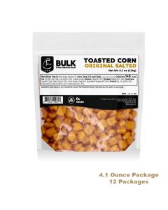 BULK Jerky Original Salted Toasted Corn 4.1 ounce package (12 packages)
