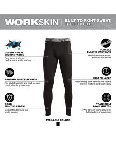 MLW441B-2X image(1) - Milwaukee Tool WORKSKIN  Baselayer Pants