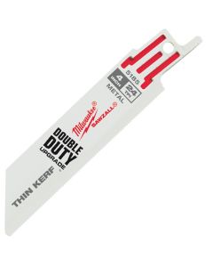 MLW48-00-5185 image(0) - Milwaukee Tool 4" 24 TPI SAWZALL Blades (5 Pk)
