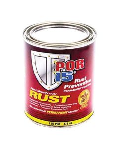 POI45308 image(0) - POR-15 INC 45308 High Performance Rust Preventive Coating, 1 pt Can, Silver, 250 to 450 sq-ft/gal Coverage