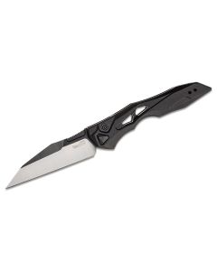 KER7650 image(1) - Kershaw Launch 13 Automatic Push-Button Lock Wharncliffe Blade EDC Folding Knife - Gray - $1000 Min Vendor Direct Auto Knives Only. Cannot Ship to CA, CT, DE, MN. Contact Sales Rep.
