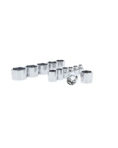 KDT81397 image(0) - GearWrench 13 Piece 3/8 Inch Drive 6 Point Stubby Socket Set SAE