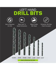Grip Edge Tools Imperial HSS Left hand twist drill 23/64"