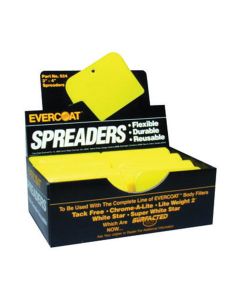Fibre glass Evercoat 100524 Spreader With Display Box, 3 x 4 in, Plastic