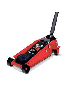 INT350SS image(1) - American Forge & Foundry Service Jack - 3.5 Ton Capacity - Double Pump - Short Chassis - 1 pc Handle - 4" Min H to 19.5" Max H - Heavy Duty