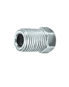 SRRBR210L image(0) - S.U.R.&R. M10 x 1.0 Blue Inverted Flare Nut - 50 Pack