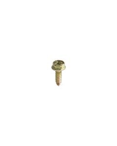 AUVECO 16960 Phillips Hex Washer Head A/AB Point License Plate Tapping Screw, M6 x 1.81 mm Screw x 20 mm L