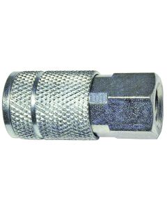 Amflo 1/4" Coupler with 3/8" Female threads Automotive T Style- Pack of 10