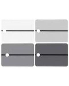 CTW9315-25 image(0) - CTW International Metal Spray Samples - Black Stripe on WHITE, 25 pcs per box