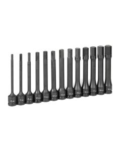 Grey Pneumatic 1/2 dr metric hex set