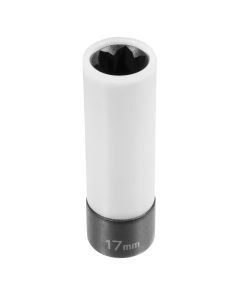 GRE2017MF image(1) - Grey Pneumatic 1/2" Drive x 17mm Mercedes Wheel Lug Socket