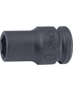 KKN13401M-23 image(0) - Ko-ken USA 13401M-23 3/8 Sq. Dr. Socket 23mm 6 point Length 32mm Thin walled