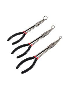 SUNSXHGSL3 image(0) - SUNEX 3  Piece 11 Inch Long Reach Hose Grip Pliers Set
