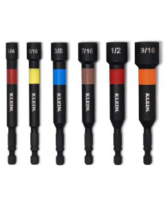 KLE32960A image(0) - Klein Tools Fastbit Tru-Grip Screwdriver, Phillips, Slotted Bits