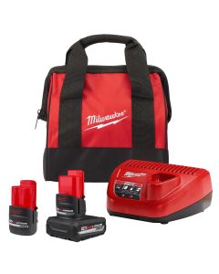 Milwaukee Tool M12 REDLITHIUM HIGH OUTPUT XC5.0/CP2.5 Starter Kit