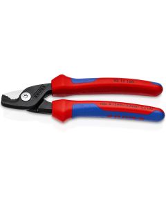 KNIPEX 6 1/4" Cable Shears with StepCut Cutting Edges w/Multi-Component Handle
