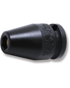 KKN13400AG-1-4 image(0) - Ko-ken USA 13400AG-1/4 3/8 Sq. Dr. Socket 1/4 6 point Length 32mm Magnet