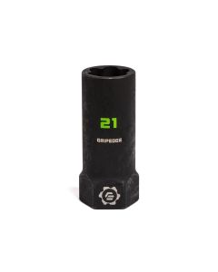 Grip Edge Tools 21mm 1/2" Dr RPT socket extractor with FORS (deep length)