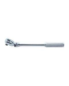 KKN3774P image(0) - Ko-ken USA 3774P 3/8 Sq. Dr. Ratchet Handle 24 teeth Flexible Head Length 265mm Polished Handle