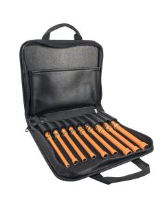 KLE33524 image(1) - Klein Tools Nut Driver Set, 1000V Insulated, 9-piece