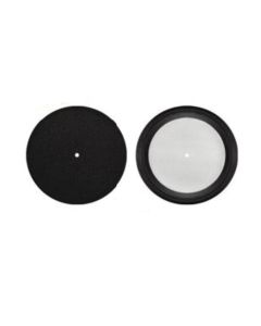 SMA44-643 image(0) - S.M. Arnold 44-643 Polishing Pad, 3-1/2 in Dia, 1 in THK, Loop Attachment, Micro Foam Pad, Black