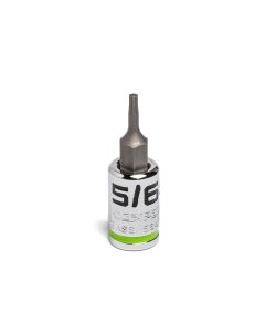 GETGEASSH564RPT image(0) - Grip Edge Tools 5/64" 1/4" Dr Short RPT Hex Bit Socket