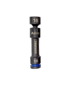 AST782505 image(0) - Astro Pneumatic 1/2 Inch Drive 18mm 12-Point Pinless Heavy-Duty Driveline Impact Socket