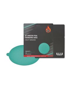 HITDAP8040JP image(0) - High Teck Products (5 pcs pack) 8" GREEN PSA Sanding Disc 40 Grit