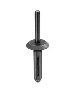 AUVECO 17101 Type 1 Rivet, 1/4 in Dia Hole x 1-1/4 in L x 2-9/32 in OAL x 5/16 to 15/32 in Grip Range, Nylon, Black