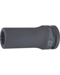 Ko-ken USA 16305M-18 3/4 Sq. Dr. Socket 18mm 12 point Length 100mm