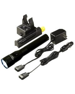 STL75732 image(1) - Streamlight Stinger LED - 120V/100V AC/12V DC PiggyBack - Black