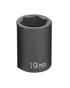 GRE2019M image(1) - Grey Pneumatic 1/2" Drive x 19mm Standard Socket