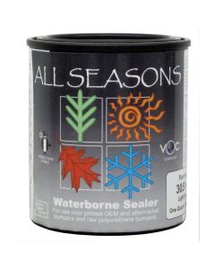 URE3051-4 image(1) - Urethane Supply Co. Polyvance 3051-4 Low VOC Waterborne Bumper Sealer, 1 qt, 20 min Drying Time, Light Gray