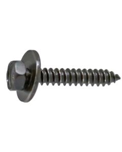 AUVECO 18336 Hex Head Sems A/AB Point Tapping Screw, M4.2 - 1.41 Screw x 25 mm L x 7 mm Across Flats