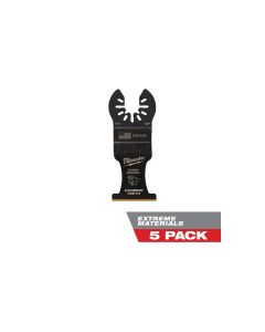 MLW49-25-1525 image(2) - Milwaukee Tool Milwaukee OPEN-LOK 1-3/8" TITANIUM ENHANCED CARBIDE TEETH MULTI-MATERIAL BLADE 5PK
